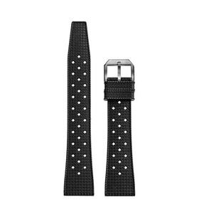 TROPIC BLACK RUBBER STRAP NIVADA GRENCHEN - STRAPS - ACCESSORIES