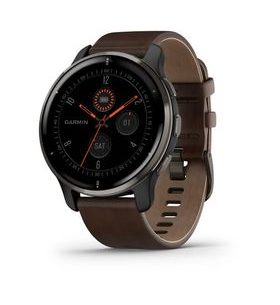 GARMIN VENU 2 PLUS SLATE/SLATE, HNĚDÝ KOŽENÝ ŘEMÍNEK - 010-02496-15 - ARCHÍV