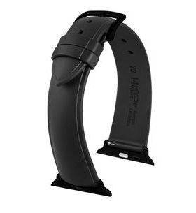 ŘEMÍNEK HIRSCH URBANE PRO APPLE WATCH - ČERNÝ - ŘEMÍNKY - OSTATNÍ