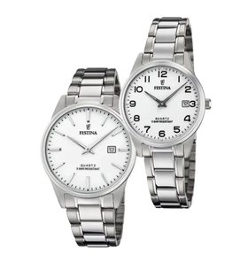 SET FESTINA CLASSIC BRACELET 20511/2 A 20509/1 - HODINKY PRO PÁRY - HODINKY