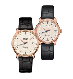 SET MIDO BARONCELLI HERITAGE M027.407.36.260.00 A M027.207.36.260.00 - HODINKY PRO PÁRY - HODINKY