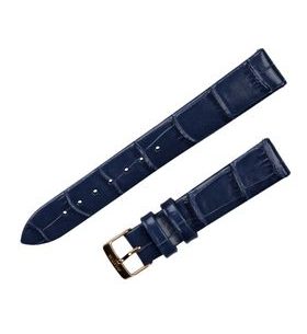 TMAVĚ MODRÝ KOŽENÝ ŘEMÍNEK AVIATOR PRO DOUGLAS MOONFLIGHT V.1.33.2.256.4 - ZLATÁ SPONA - ŘEMÍNKY - OSTATNÍ