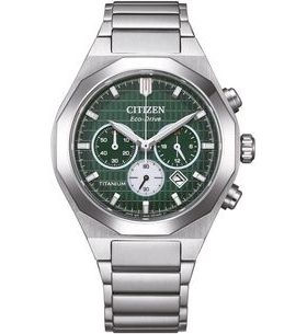 CITIZEN ZENSHIN SENKEI ECO-DRIVE SUPER TITANIUM CHRONO CA4691-59X - SUPER TITANIUM - BRANDS