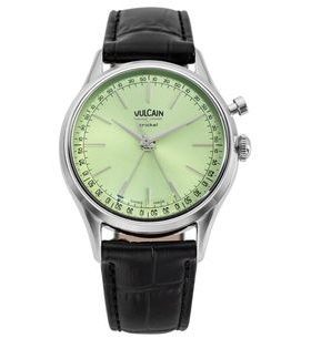 VULCAIN CRICKET PRESIDENT 39 MM - PISTACHIO GREEN - CRICKET PRESIDENT - ZNAČKY