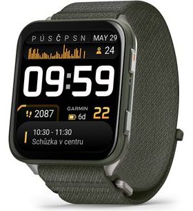 GARMIN VENU® X1 MOSS S NYLONOVÝM ŘEMÍNKEM COMFORTFIT V BARVĚ MOSS 010-02980-03 - X1 - BRANDS