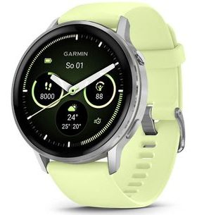 GARMIN VENU® 4 - 45 MM SILVER / CITRON SILIKONOVÝ ŘEMÍNEK 010-03014-02 - VENU 4 - ZNAČKY