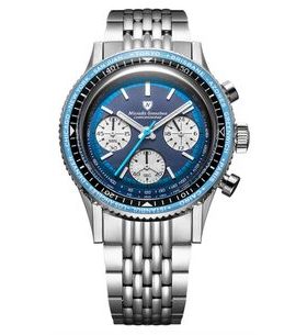 NIVADA GRENCHEN CHRONOKING RACING BLUE LAGOON - INTER. BEZEL - CHRONOMASTER - BRANDS