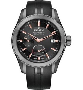 EDOX GRAND OCEAN POWER RESERVE 94500-357GNCA-NIR - GRAND OCEAN - ZNAČKY