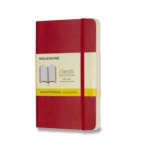 ZÁPISNÍK MOLESKINE VÝBĚR BAREV - MĚKKÉ DESKY - S, ČTVEREČKOVANÝ 1331/11243 - DIÁŘE A ZÁPISNÍKY - OSTATNÍ