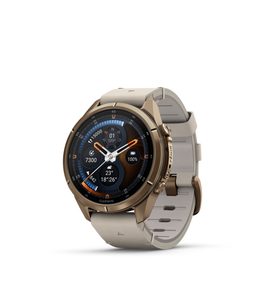GARMIN FENIX® 9 PRO INREACH - 43 MM, AUTUMN GOLD TITANIUM S KOŽENÝM ŘEMÍNKEM BONE 010-04335-41 - FENIX 9 PRO INREACH - ZNAČKY