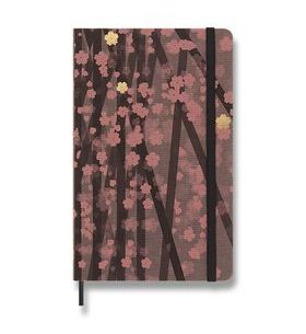 ZÁPISNÍK MOLESKINE SAKURA 2023 - TVRDÉ DESKY - L, ČISTÝ 1331/1917117 - DIÁŘE A ZÁPISNÍKY - OSTATNÍ