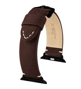 ŘEMÍNEK HIRSCH RANGER PRO APPLE WATCH - HNĚDÝ - STRAPS - ACCESSORIES