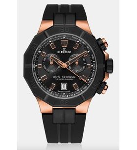 EDOX DELFIN QUARTZ CHRONOGRAPH 10113-37RNCA-NIR - DELFIN - ZNAČKY