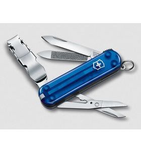 NŮŽ VICTORINOX NAIL CLIP 580 BLUE TRANSPARENT - KAPESNÍ NOŽE - OSTATNÍ