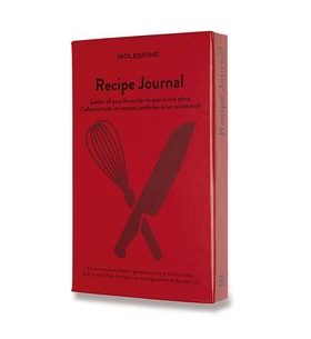Zápisník Moleskine Passion Recipe Journal ČERVENÝ - tvrdé desky 1331/1517100
