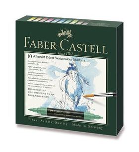 SADA AKVARELOVÉ POPISOVAČE FABER-CASTELL ALBRECHT DÜRER - 10 BAREV 0074/1603100 - PŘÍSLUŠENSTVÍ - OSTATNÍ