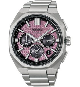 SEIKO ASTRON DUAL-TIME CHRONOGRAPH HAB006J1 CRYSTAL PINK LIMITED EDITION - ASTRON - ZNAČKY