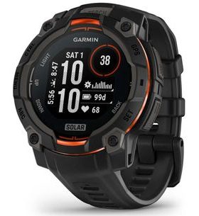 GARMIN INSTINCT® 3 – 45 MM, SOLAR ČERNÉ S ČERNÝM PÁSKEM 010-02934-00 - INSTINCT 3 - BRANDS