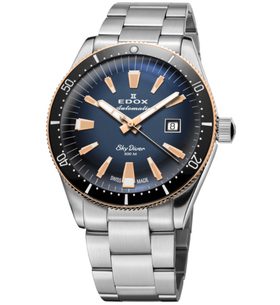 EDOX SKYDIVER DATE AUTOMATIC 80126-357RNM-BUIDR LIMITED EDITION - SKYDIVER - ZNAČKY