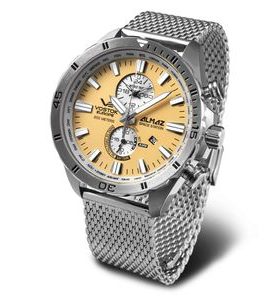 VOSTOK EUROPE ALMAZ MULTIFUNCTIONAL LINE YM8J-320A655B - ALMAZ SPACE STATION - BRANDS