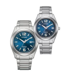 SET CITIZEN ECO-DRIVE SUPER TITANIUM AW1641-81L A FE6151-82L - WATCHES FOR COUPLES - WATCHES