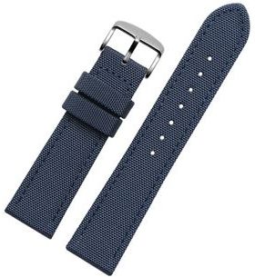 STRAP NYLON/LEATHER BLUE - STRAPS - ACCESSORIES