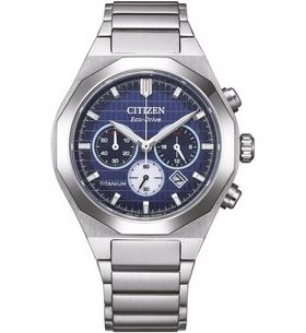 CITIZEN ZENSHIN SENKEI ECO-DRIVE SUPER TITANIUM CHRONO CA4691-59L - SUPER TITANIUM - BRANDS
