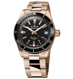 EDOX SKYDIVER 38 DATE AUTOMATIC 80131-37RNM-NI - SKYDIVER - ZNAČKY
