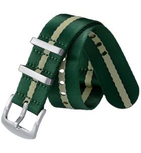 STRAP NATO SPORTS GREEN, SAND STRIPE 20 MM - STRAPS - ACCESSORIES