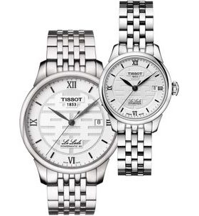 SET TISSOT LE LOCLE DOUBLE HAPPINESS T006.407.11.033.01 A T41.1.183.35 - TISSOT - ZNAČKY