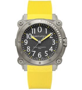 HAMILTON KHAKI NAVY BELOWZERO AUTO TITANIUM H78535380 - KHAKI NAVY - BRANDS
