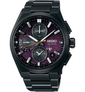 SEIKO ASTRON DUAL-TIME CHRONOGRAPH SSH171J1 'YOZAKURA' CHERRY BLOSSOMS AT NIGHT LIMITED EDITION - ASTRON - ZNAČKY