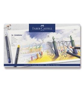 SADA PASTELKY FABER-CASTELL GOLDFABER V PLECHOVÉ KRABIČCE - 36 BAREV 0086/1147360 - PŘÍSLUŠENSTVÍ - OSTATNÍ