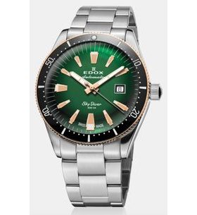 EDOX SKYDIVER DATE AUTOMATIC 80126-357RNM-VIR LIMITED EDITION - SKYDIVER - BRANDS