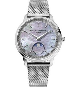 FREDERIQUE CONSTANT CLASSICS MONETA MOONPHASE QUARTZ FC-206MPLB2S6B - CLASSICS LADIES - ZNAČKY
