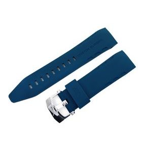 SILIKONOVÝ ŘEMÍNEK VOSTOK EUROPE PRO LUNOCHOD - TMAVĚ MODRÝ/LESKLÁ SPONA - ŘEMÍNKY - OSTATNÍ