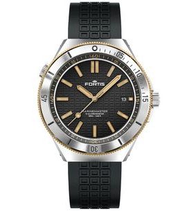 FORTIS MARINEMASTER M-44 BLACK RESIN GOLD COSC LIMITED EDITION F8120015 - MARINEMASTER - ZNAČKY