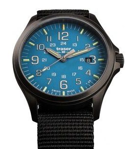 TRASER P67 OFFICER PRO GUNMETAL SKYBLUE NATO - HERITAGE - BRANDS