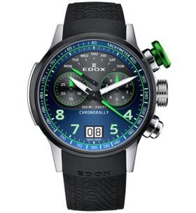 EDOX CHRONORALLY QUARTZ CHRONOGRAPH 38003-TINV-BUNV - CHRONORALLY - ZNAČKY