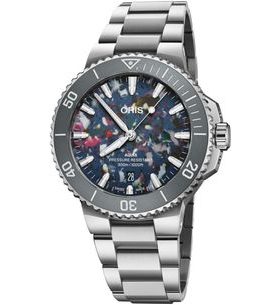 ORIS AQUIS DATE UPCYCLE 41,5 MM 01 733 7787 4150-07 8 22 04PEB - AQUIS - BRANDS