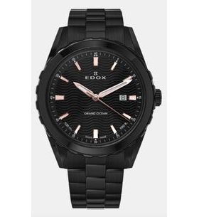 EDOX GRAND OCEAN DATE - GENTS 53102-37NM-NIR - GRAND OCEAN - BRANDS