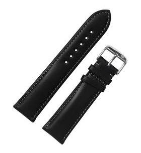 LEATHER STRAP ZEPPELIN BLACK 22MM - STRAPS - ACCESSORIES