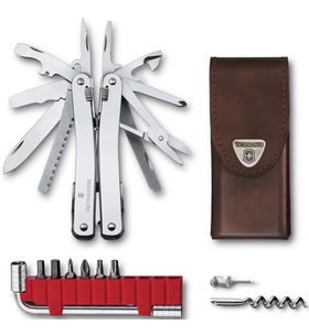 KLEŠTĚ VICTORINOX SWISS TOOL SPIRIT X PLUS S RÁČNOU V NYLONOVÉM POUZDŘE 3.0235.N - KLEŠTĚ A MULTITOOLY - OSTATNÍ