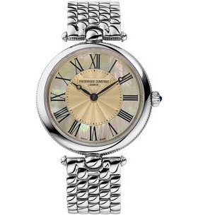 FREDERIQUE CONSTANT CLASSICS ART DECO ROUND QUARTZ FC-200MPTAN2AR6B - CLASSICS LADIES - BRANDS