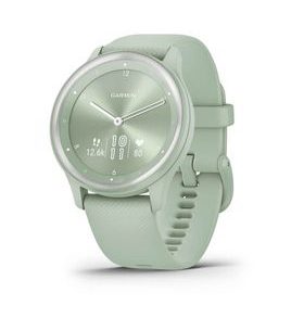 GARMIN VÍVOMOVE SPORT SILVER/COOL MINT SILICONE BAND - 010-02566-03 - VIVOMOVE SPORT - ZNAČKY