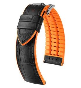 ŘEMÍNEK HIRSCH ANDY - ČERNO-ORANŽOVÝ - ŘEMÍNKY - OSTATNÍ