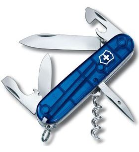 KNIFE VICTORINOX SPARTAN TRANSPARENT BLUE - POCKET KNIVES - ACCESSORIES