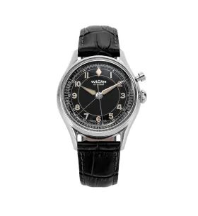 VULCAIN CRICKET CLASSIQUE 39 MM - BLACK/KHAKI NUMBERS - CRICKET CLASSIQUE - ZNAČKY