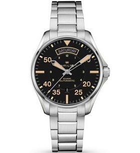 HAMILTON KHAKI AVIATION PILOT DAY DATE AUTO H64645131 - KHAKI AVIATION - BRANDS