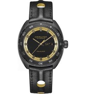 HAMILTON AMERICAN CLASSIC PAN EUROP BLACK & GOLD AUTO H35425730 - AMERICAN CLASSIC - ZNAČKY